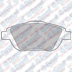 DELPHI LP2164 Fren Balatasi On (136mm) C3 Picasso Ds3 09-